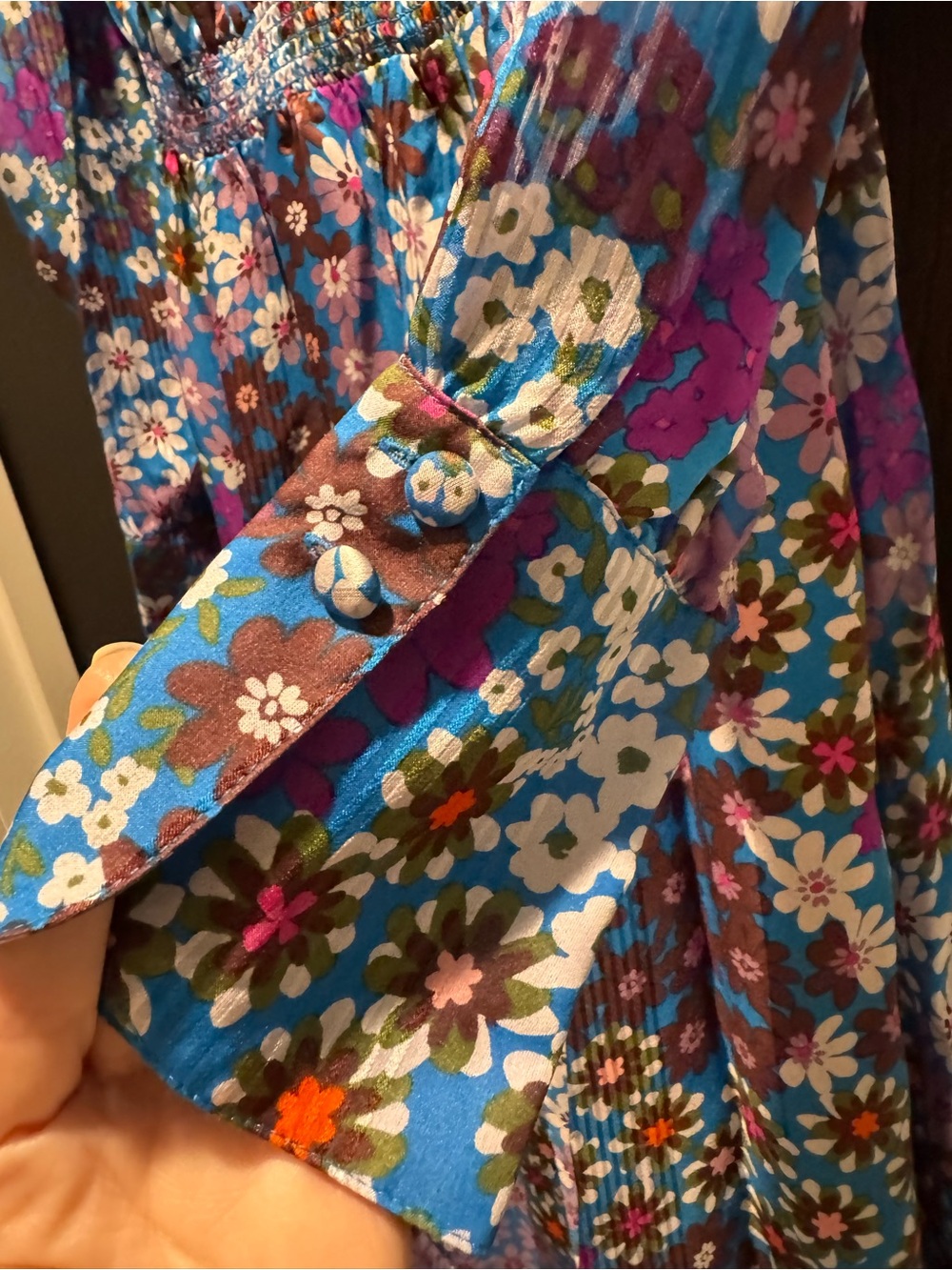 kate spade Pacific Petals Chiffon Dress- NWOT - Picture 6 of 8